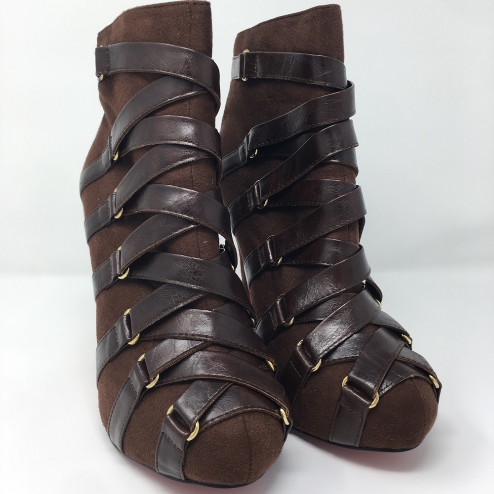 Lilianas High Heel Red Bottom Leather Size 10